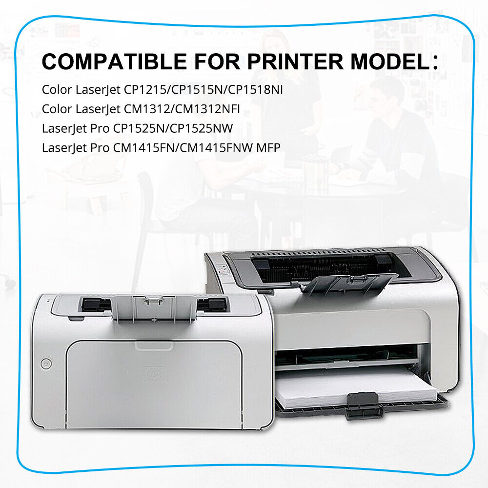 Set of 4PK CE320A 128A Toner Cartridge For HP LaserJet Pro CP1525NW CM1415FNW