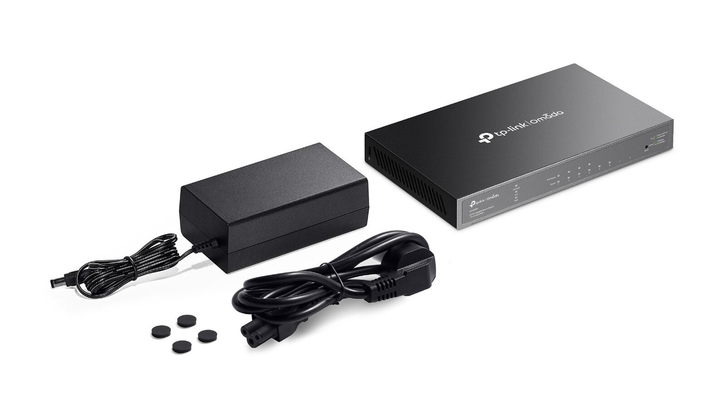 TP-Link SG2008P | Omada 8-Port 1000Mbps Gigabit PoE+ Smart Switch | 4* PoE+ Port