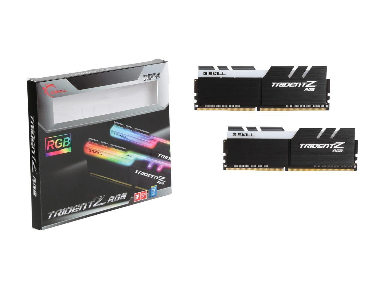 G.SKILL TridentZ RGB Series 16GB (2 x 8GB) DDR4 3200 (PC4 25600) Intel XMP 2.0