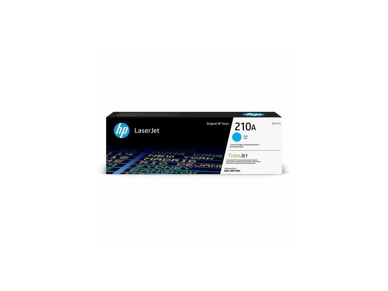 Print HP|W2101A HP 210A (W2101A) CYAN ORIGINAL LASERJET TONER CARTRIDG R