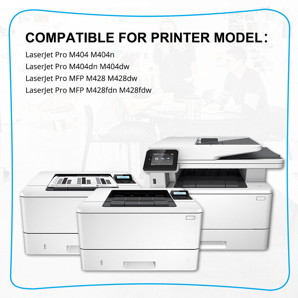 20 CF258A 58A Toner Cartridge For HP LaserJet Pro M404 M404n MFP M428fdw No Chip