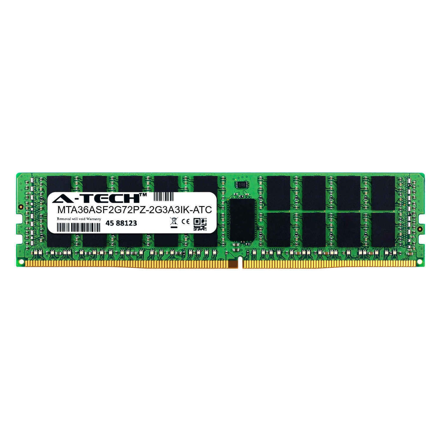 16GB PC4-19200R RDIMM Micron MTA36ASF2G72PZ-2G3A3IK Equivalent Server Memory RAM