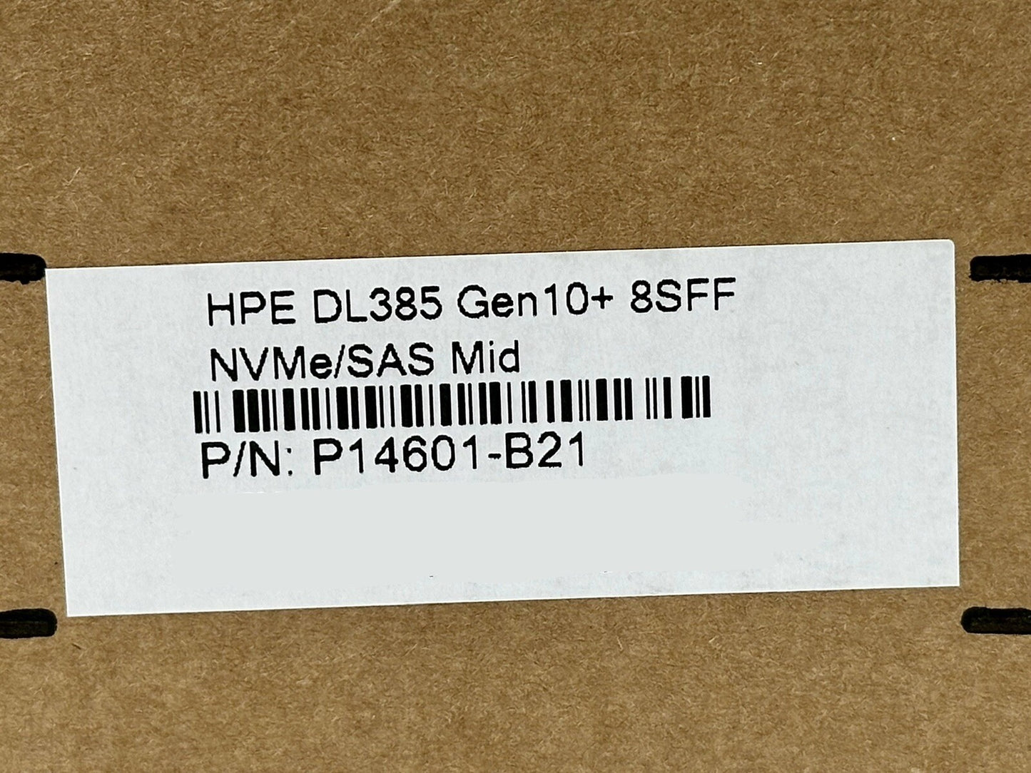 HPE DL385 Gen10 Plus 8SFF NVMe/SAS Smart Carrier Mid Tray Drive Cage P14601-B21 (NOT FOR HOME PC)