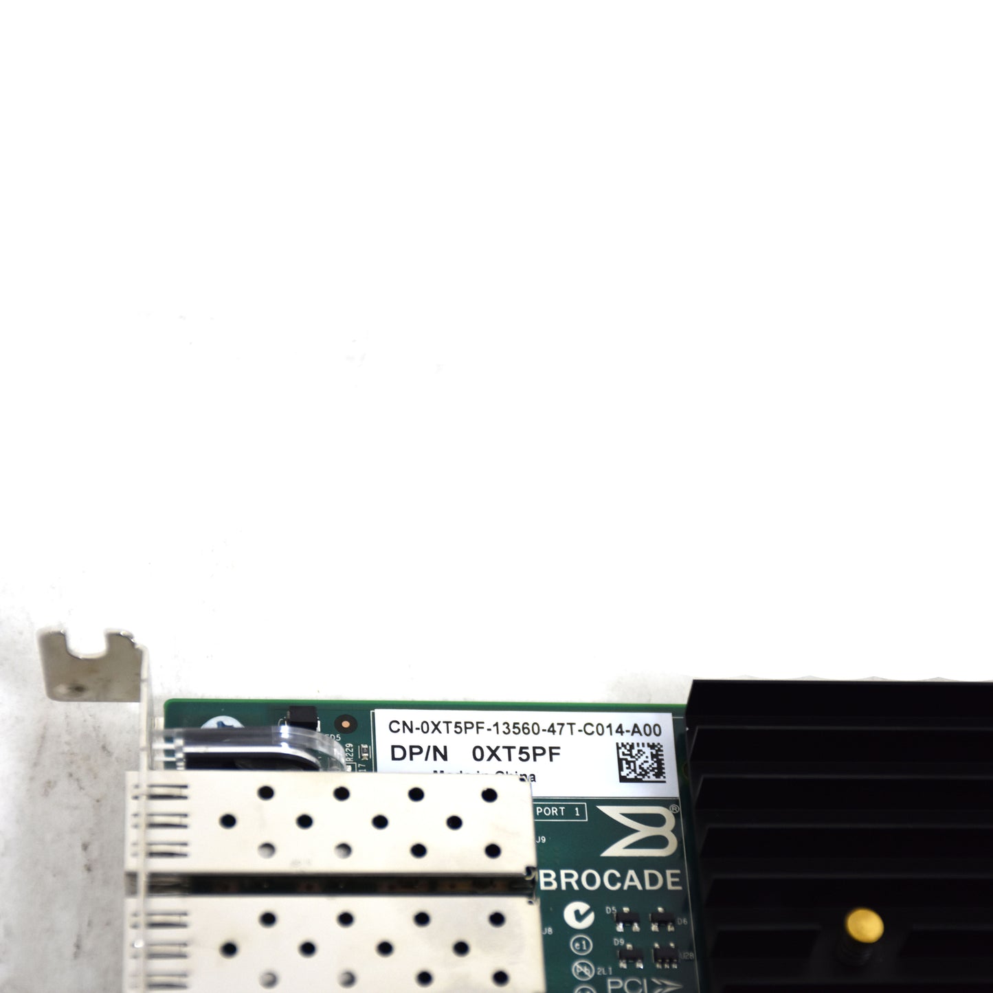 Dell Brocade 1020 Dual Port 10Gb SFP+ CNA PCIe x8 Low Profile Network Card XT5PF