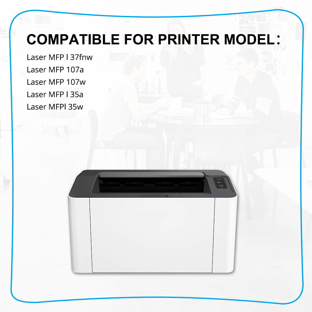 6PK Black W1105A 105A Toner For HP LaserJet 107a 107r 107w 135a 135w 137fnw MFP