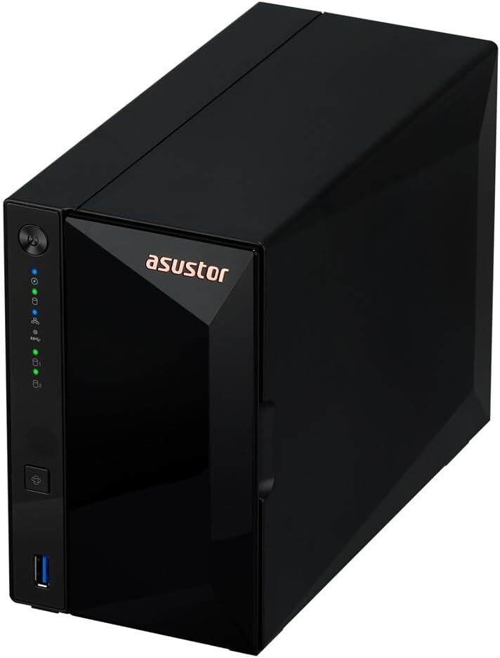 Asustor Drivestor 2 Pro Gen2 2 Bay NAS Quad-Core 1.7GHz CPU Diskless AS3302T v2