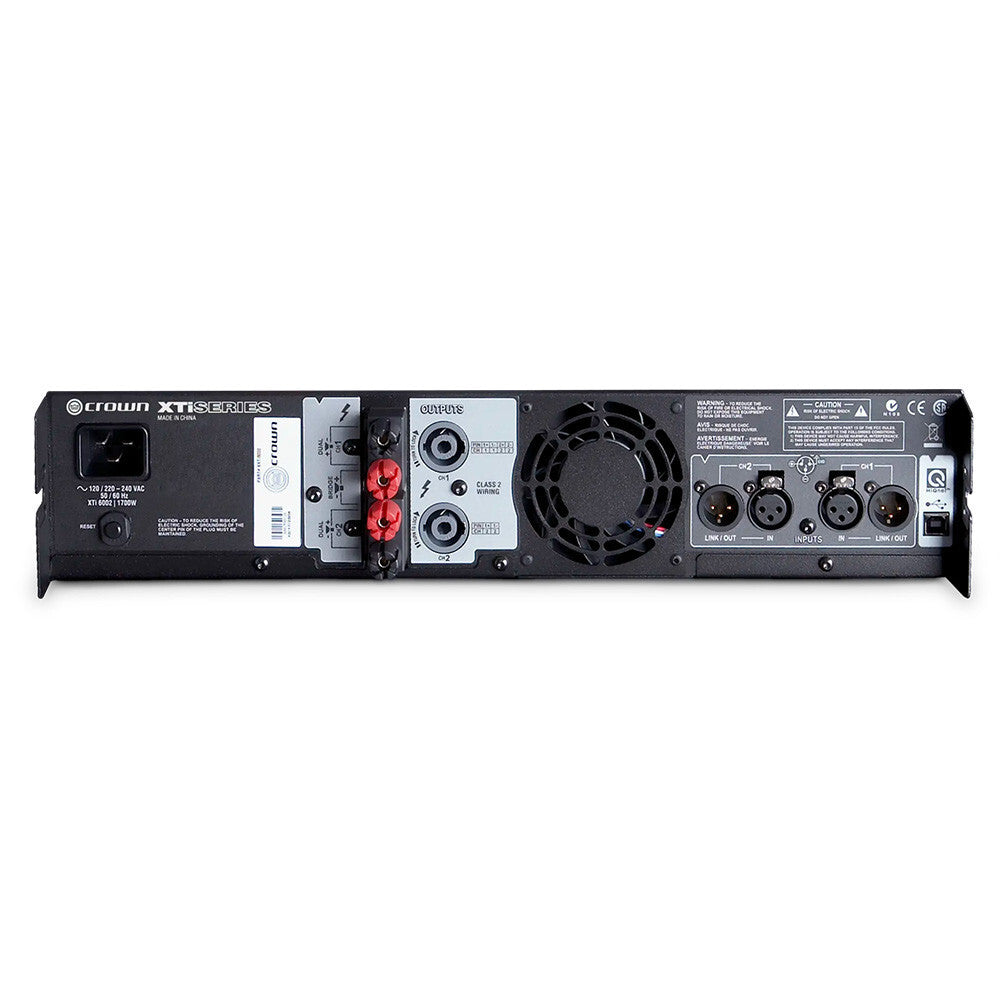 Crown XTi6002 Two-Channel 2100 Watts at 4 Ohms Power Amplifier