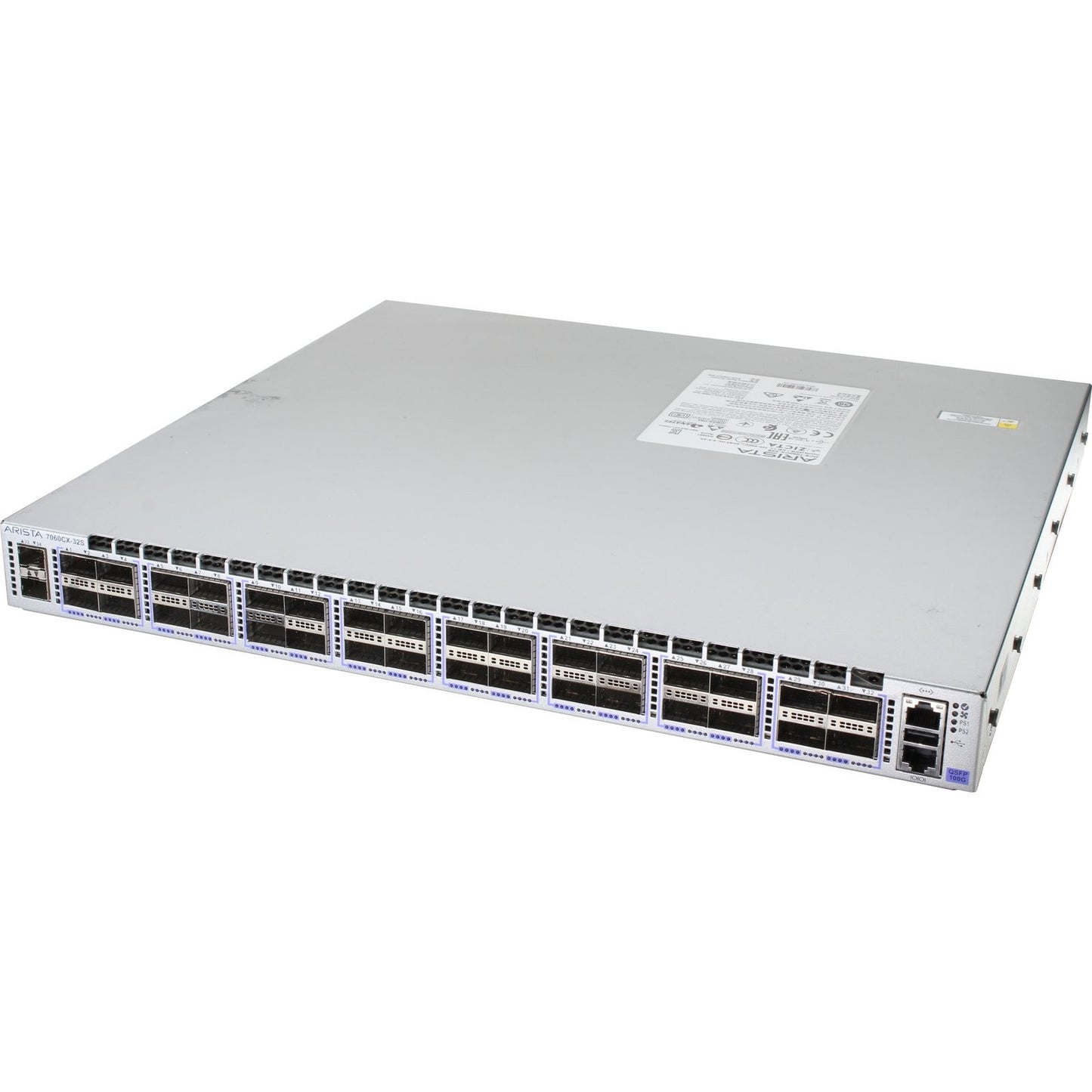 Arista DCS-7060CX-32S-R 32P 100GbE QSFP100 2P SFP+ Switch (Fair)