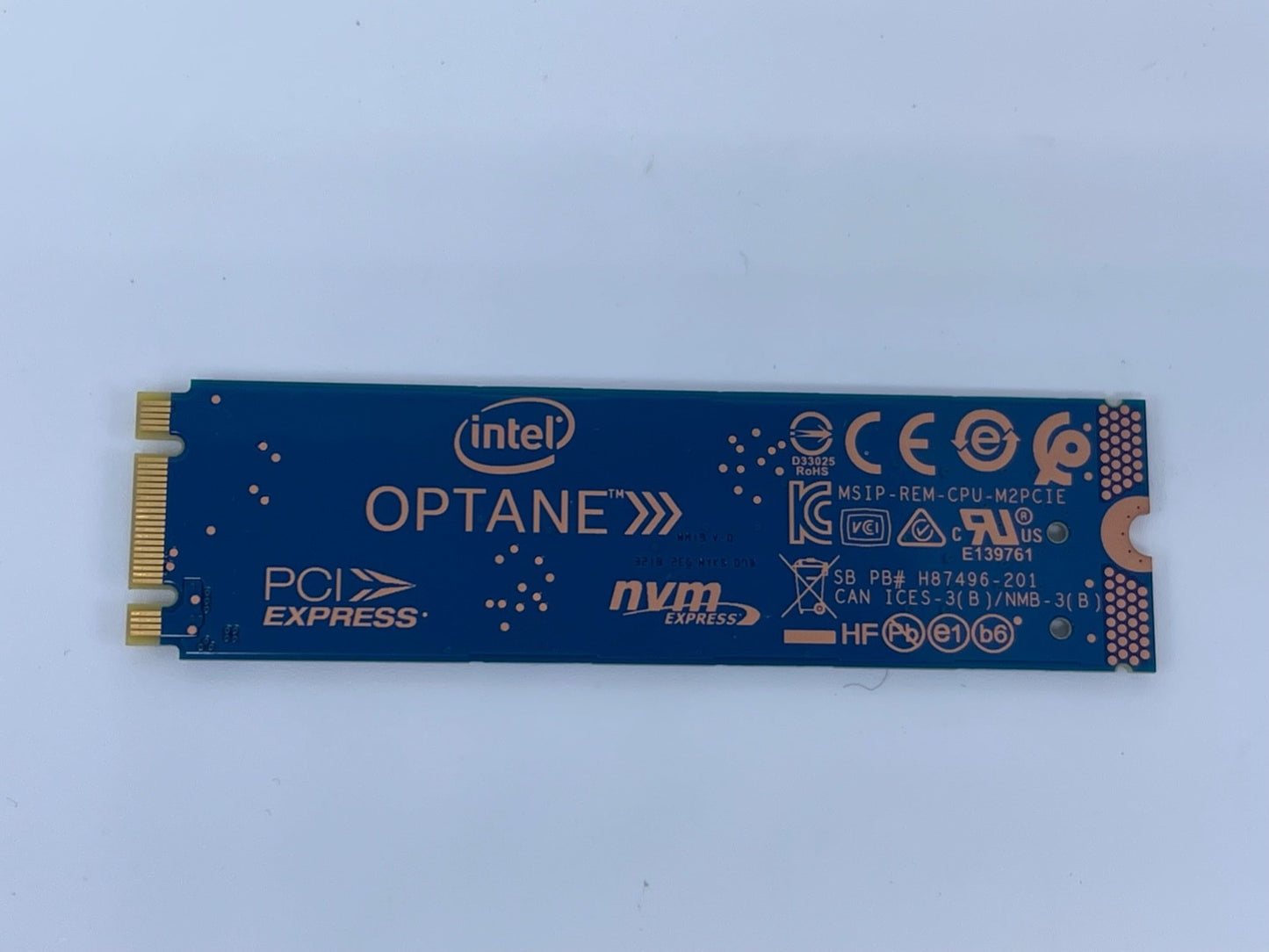 LOT OF 2 L08717-001 HP Intel Optane MEMPEK1J016GAH 16GB M.2 Solid State Drive