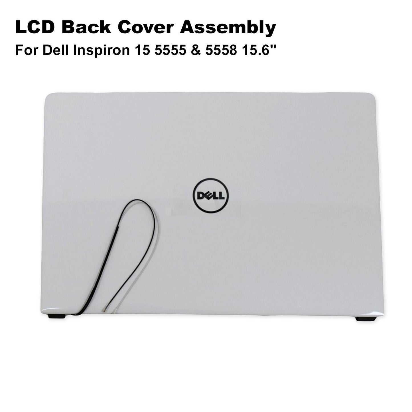 MNTYD Dell Inspiron 5555 5558 15.6" LCD Back Cover Assembly White w/Bezel JFCP3