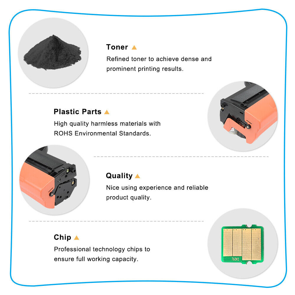 8PK MLT-D101S 101S Toner Cartridge for Samsung SCX-3405 SCX-3406W SCX-3406HW