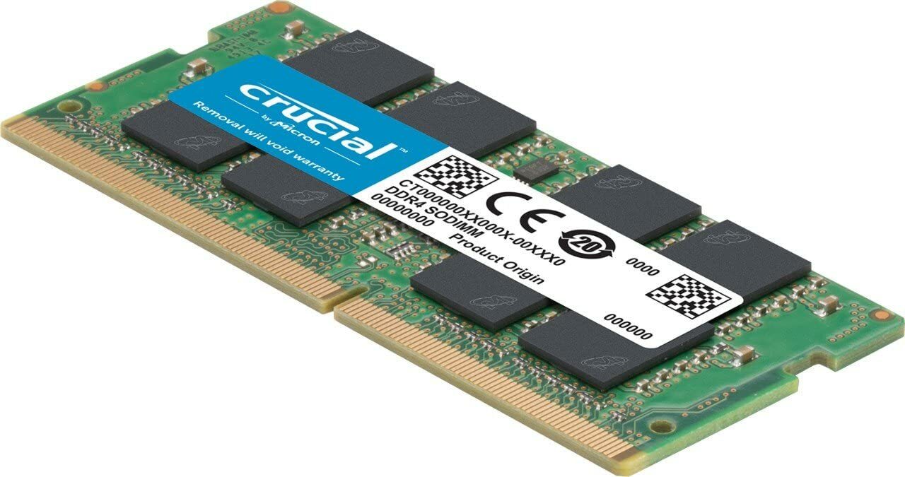 Crucial 16GB DDR4 3200 MHz PC4-25600 SODIMM 260-Pin Laptop Memory CT16G4SFRA32A