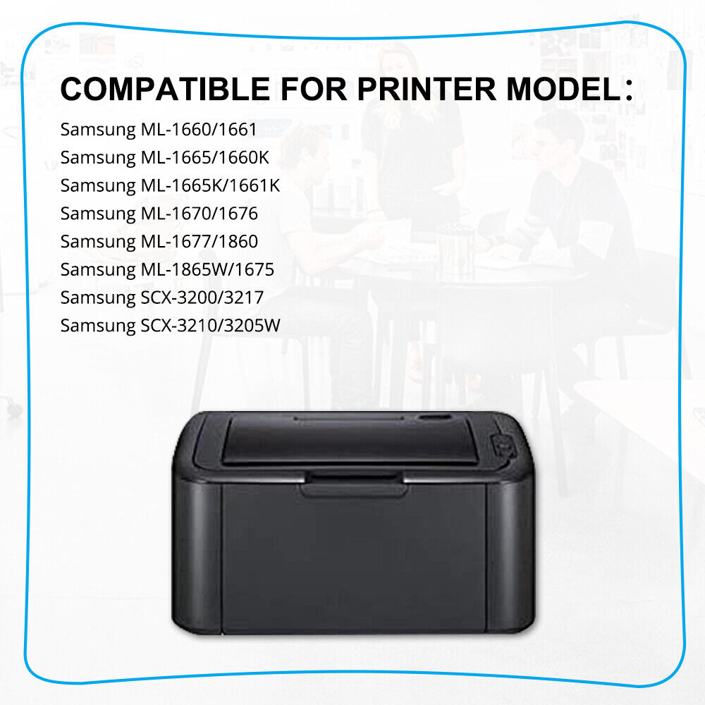 4p MLTD104S MLT-D104S BLACK Toner Cartridge for Samsung ML-1661 ML-1675 ML-1865W