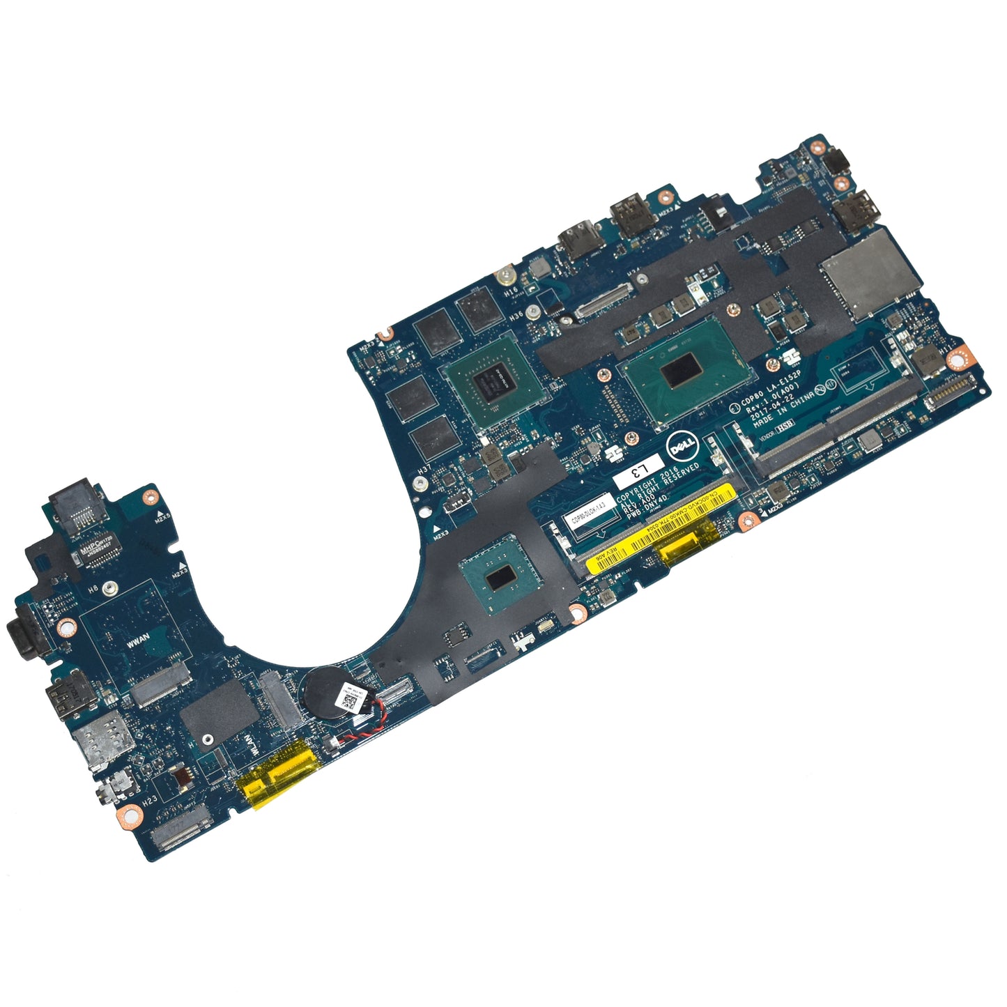 Dell Precision 3520 Core i7-7820HQ 2.9GHz Nvidia M620 Motherboard LA-E152P DCKVD