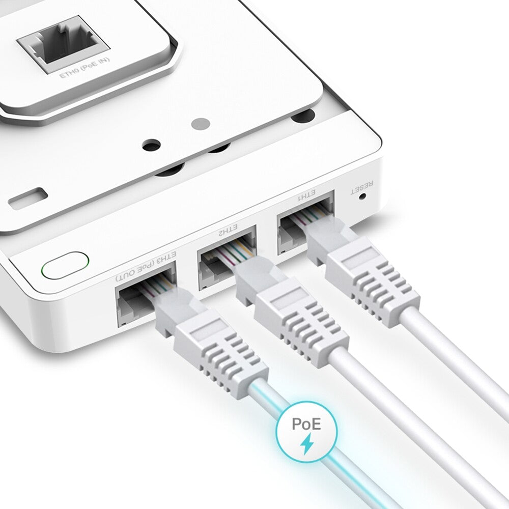 TP-Link EAP235-Wall | AC1200 Wireless MU-MIMO Gigabit Wall-Plate Access Point