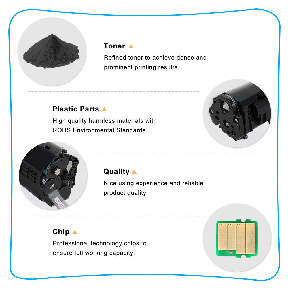 3PK Q2612A 12A Toner Cartridge Compatible For HP LaserJet 3030 3050 3052 printer
