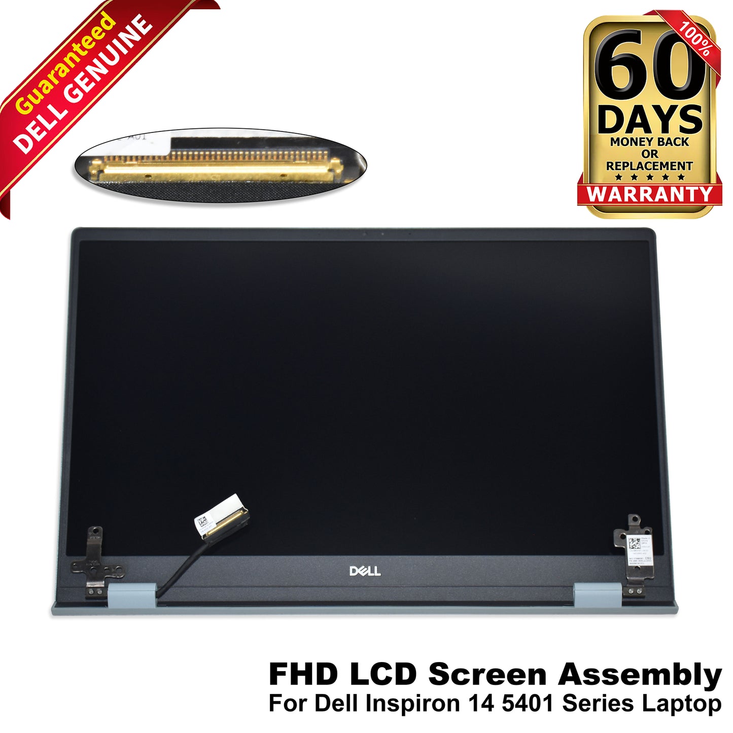 Dell Inspiron 14 5401 14" FHD Matte LCD Screen Assembly w/ RGB HD Webcam MNX0F