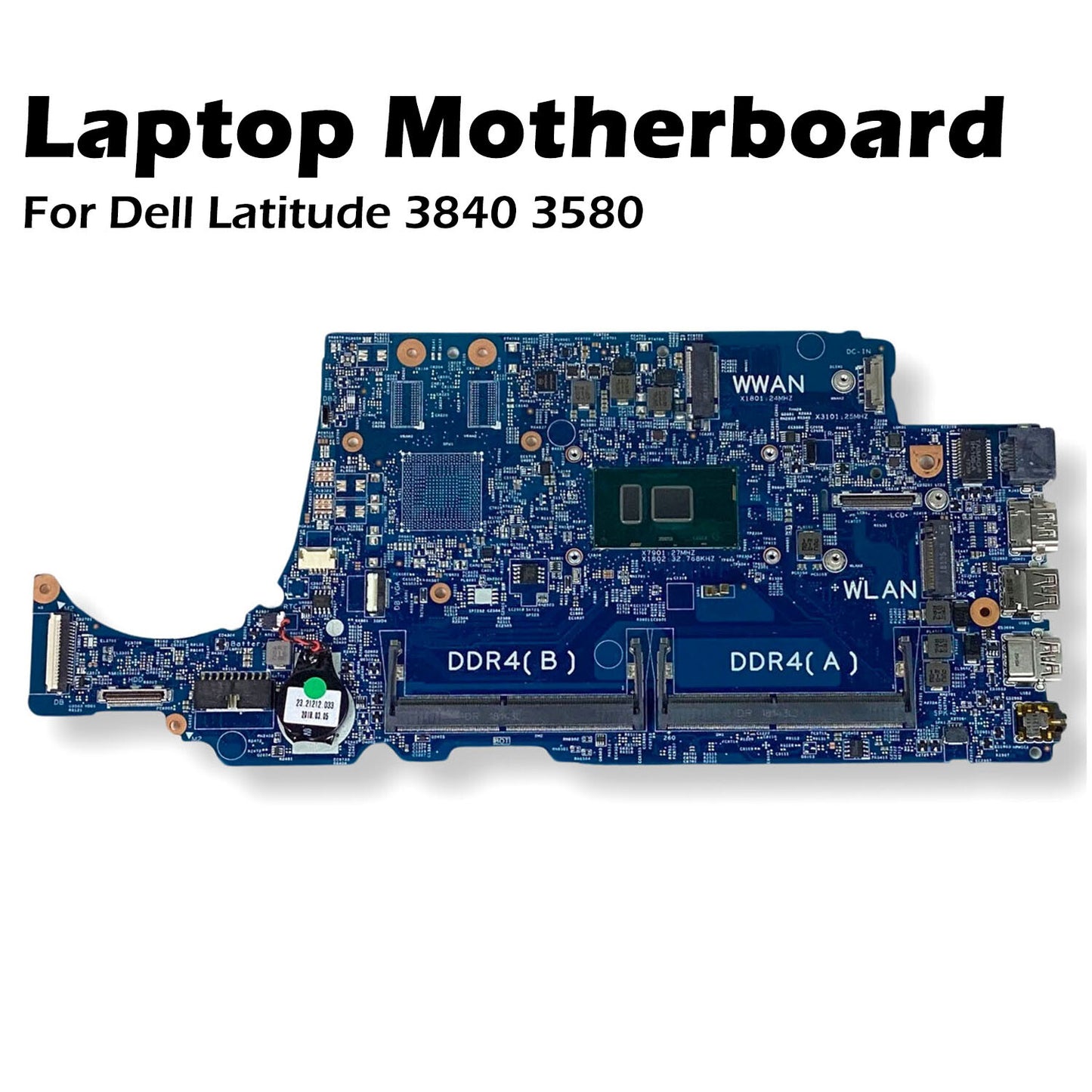 Genuine Dell OEM Latitude 3480 3580 Motherboard Intel i5-6200U 2.3GHz CPU TD9WG