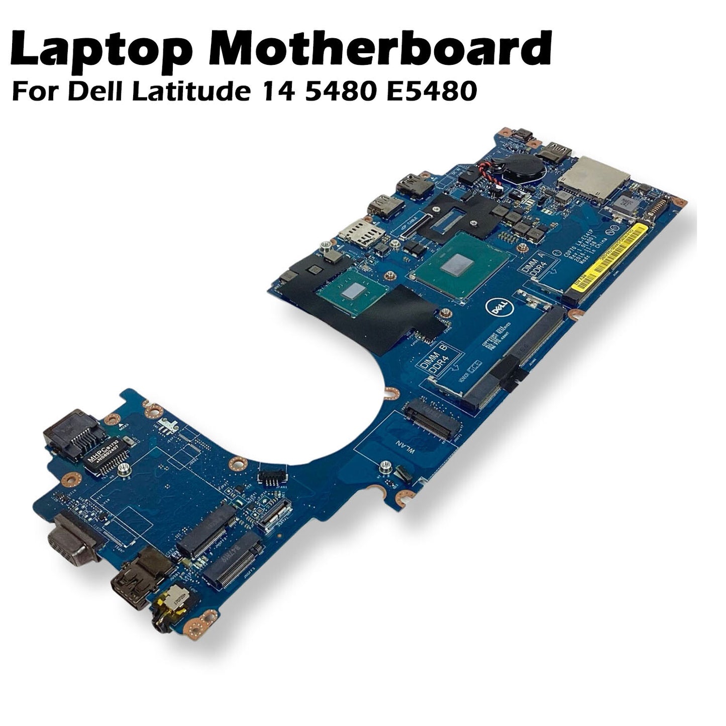 Dell Latitude 14 5480 E5480 Laptop Motherboard w/ i5-7300HQ CPU CN-01R39G 1R39G