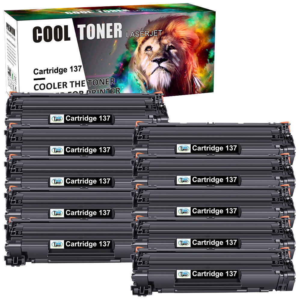 10 Pack Toner CRG137 Cartridges for Canon 137 ImageClass MF212w MF216n MF217w