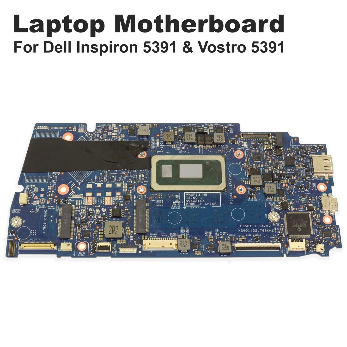 Dell Inspiron 5391 Laptop Motherboard Core i5-10210U Quad-Core DDR3 5V5NC