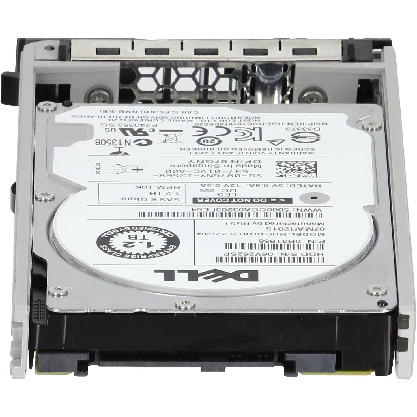 Dell 1.2TB 10K 512n 6Gbps SAS 2.5 HDD Ultrastar C10K1800 CPO (87GNY-CO3) (NOT FOR HOME PC)