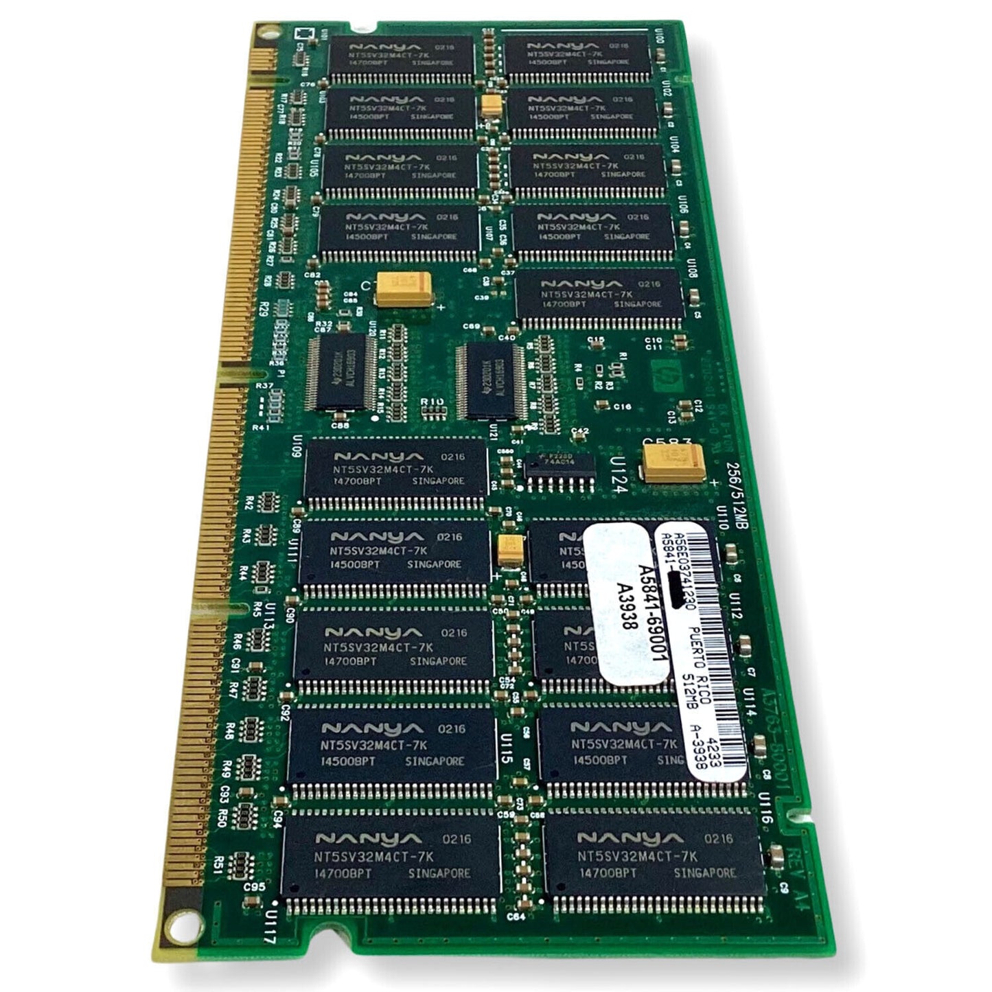 HP A5841-69001 512MB SDRAM PC100 100MHz ECC Registered RDIMM 3.3V Memory Module (NOT FOR HOME PC)