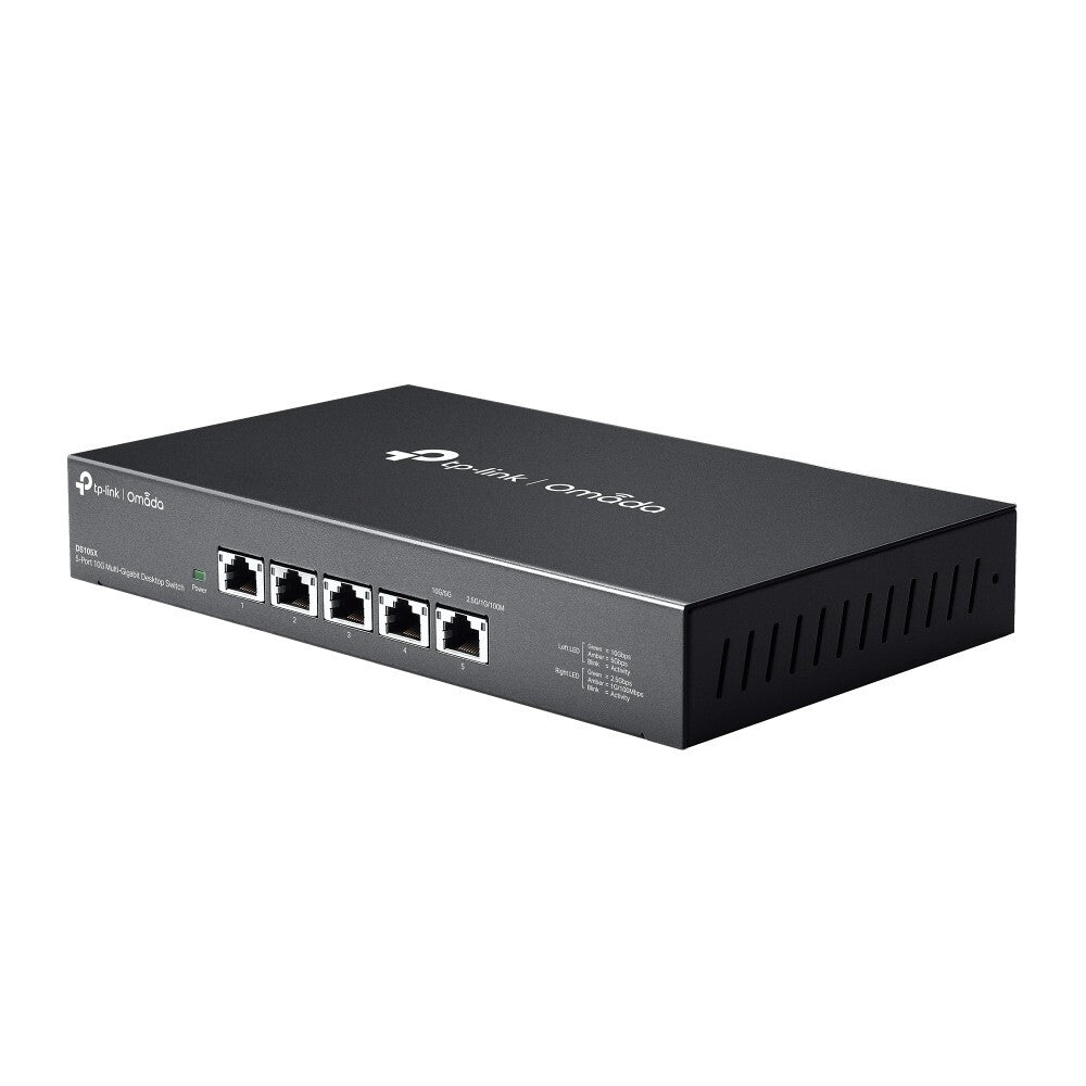 TP-Link DS105X | Omada 5-Port 10Gbps Gigabit Unmanaged Desktop Switch