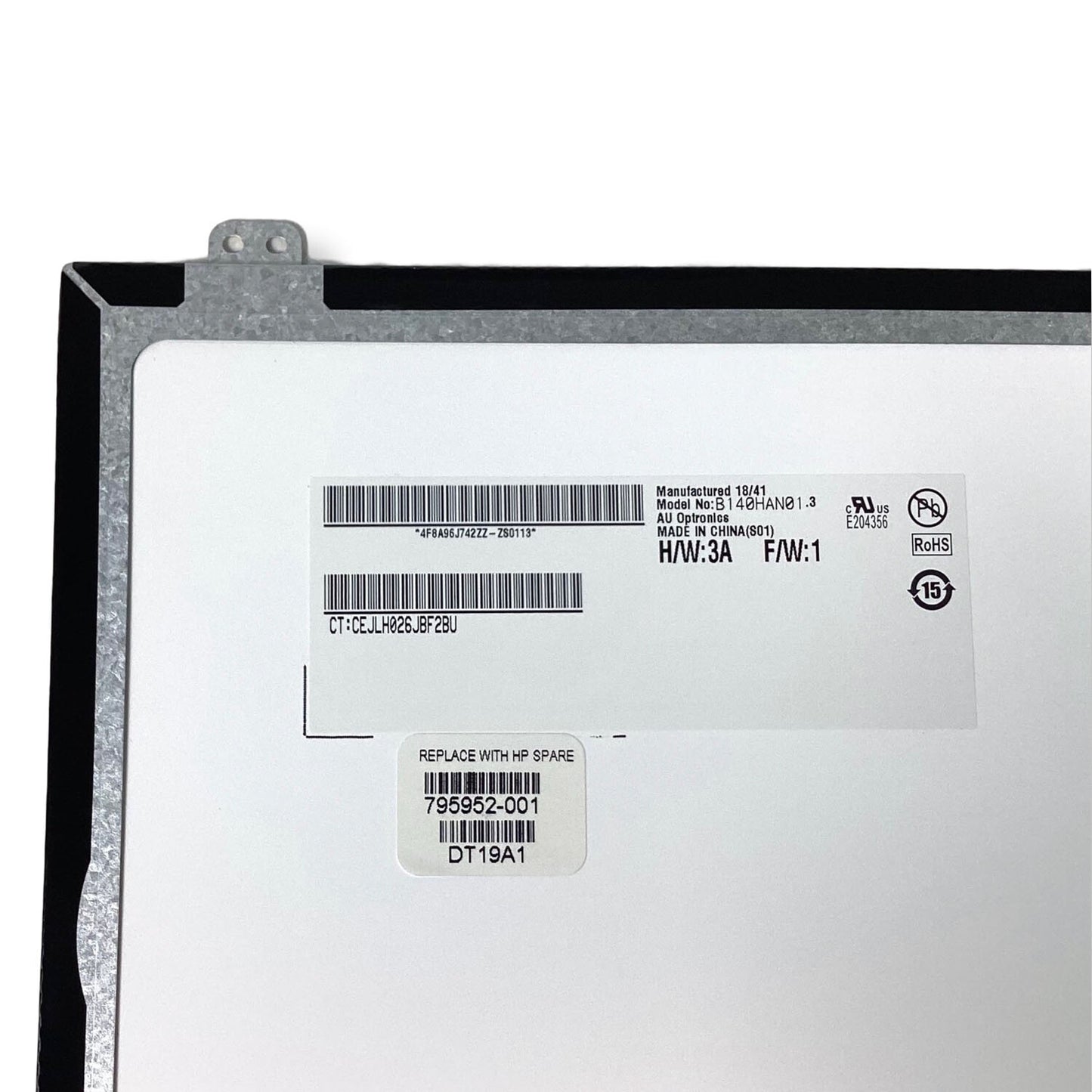 Genuine HP ZBook 14 G2 14" FHD 1920 x 1080 LCD Display Screen 795952-001