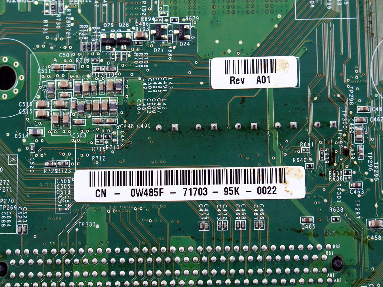 Dell PowerEdge CR100 Intel 3200 Chipset LGA 775 Socket DDR2 Motherboard W485F