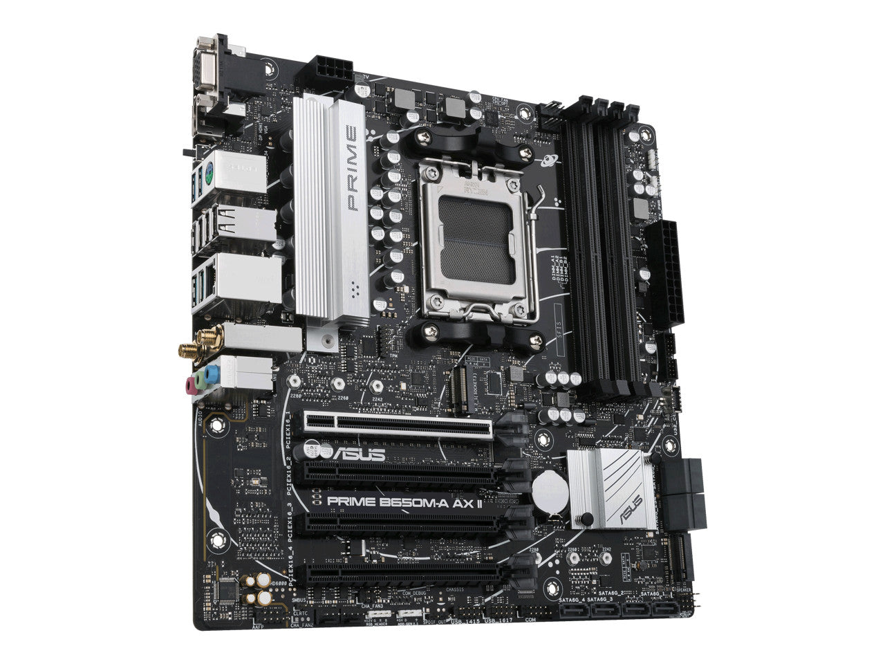 ASUS Prime B650M-A AX II AMD B650(Ryzen 7000) Micro-ATX Motherboard DDR5