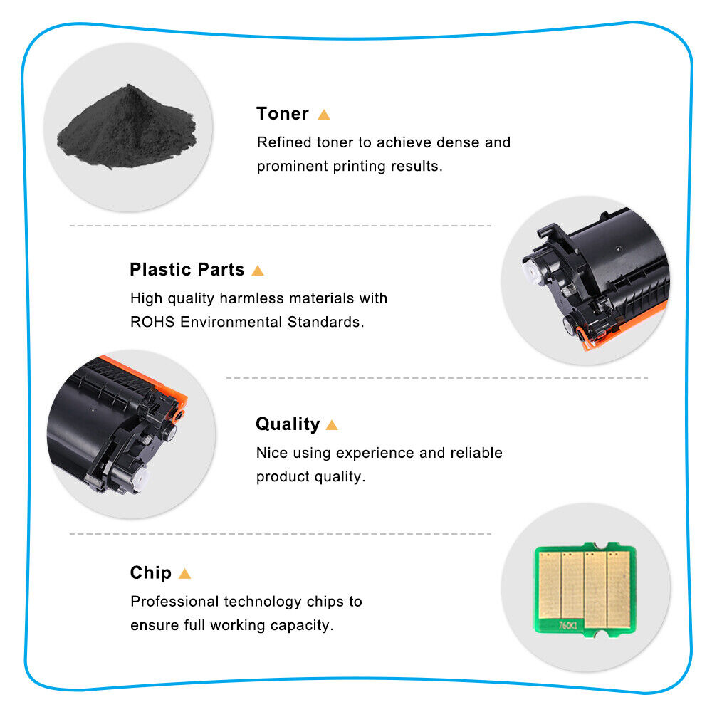 6PK Black TN450 Toner Cartridge For Brother HL-2242D HL-2250DN HL-2270DW 2242D