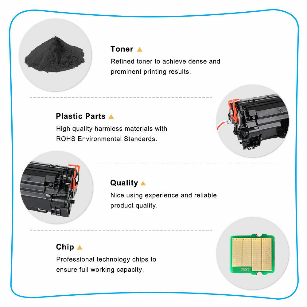 10PK CB436A Toner Compatible With HP 36A LaserJet P1505 P1505n M1522n M1120n MFP