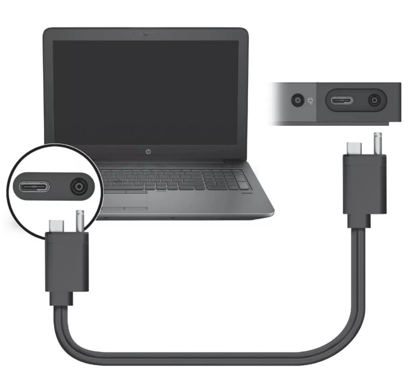 HP Elite Thunderbolt 3 Dock ZBook Docking Station HSTNN-CX01 w/ 90w AC Adapter