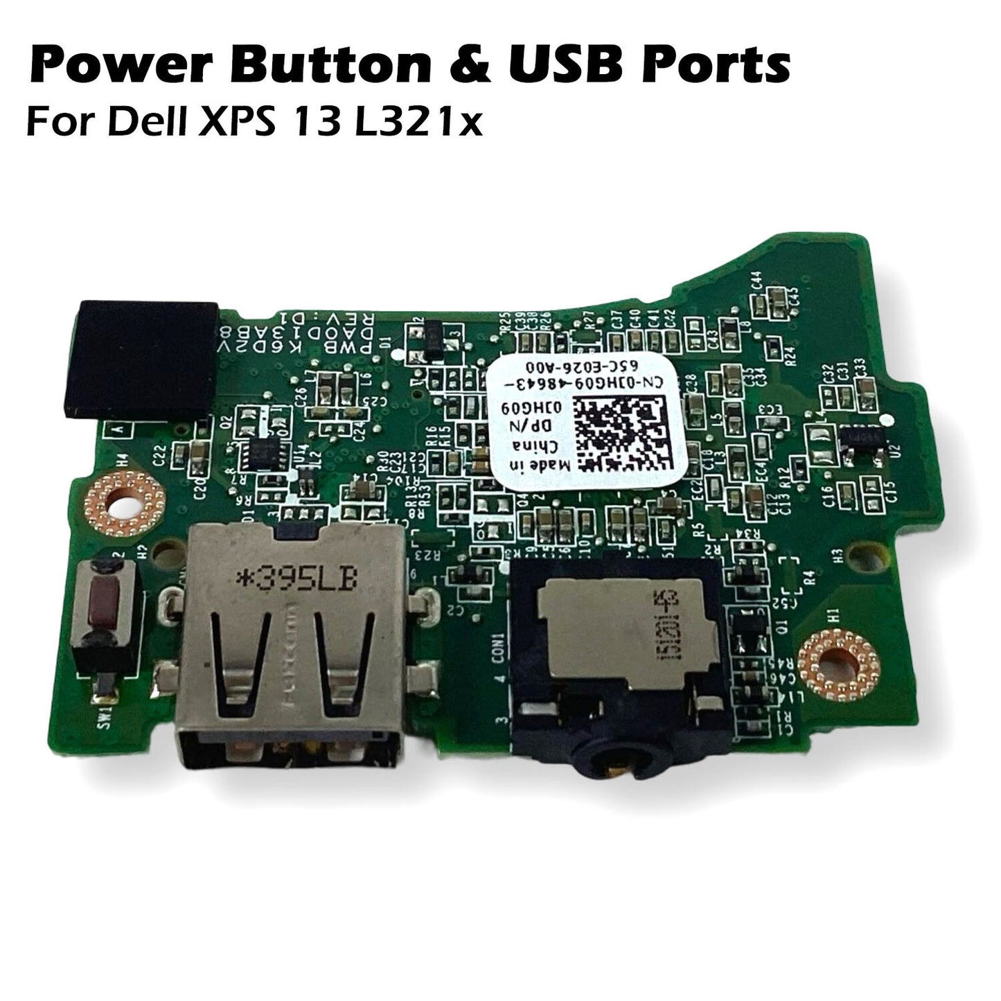 Dell OEM XPS Studio 13 L321x Power Button USB Audio Port IO Circuit Board JHG09