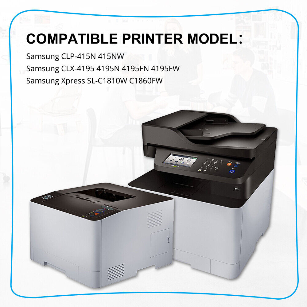 6x Color Toner Cartridge For Samsung Xpress CLT-K504S SL-C1810W C1860FW CLX-4195
