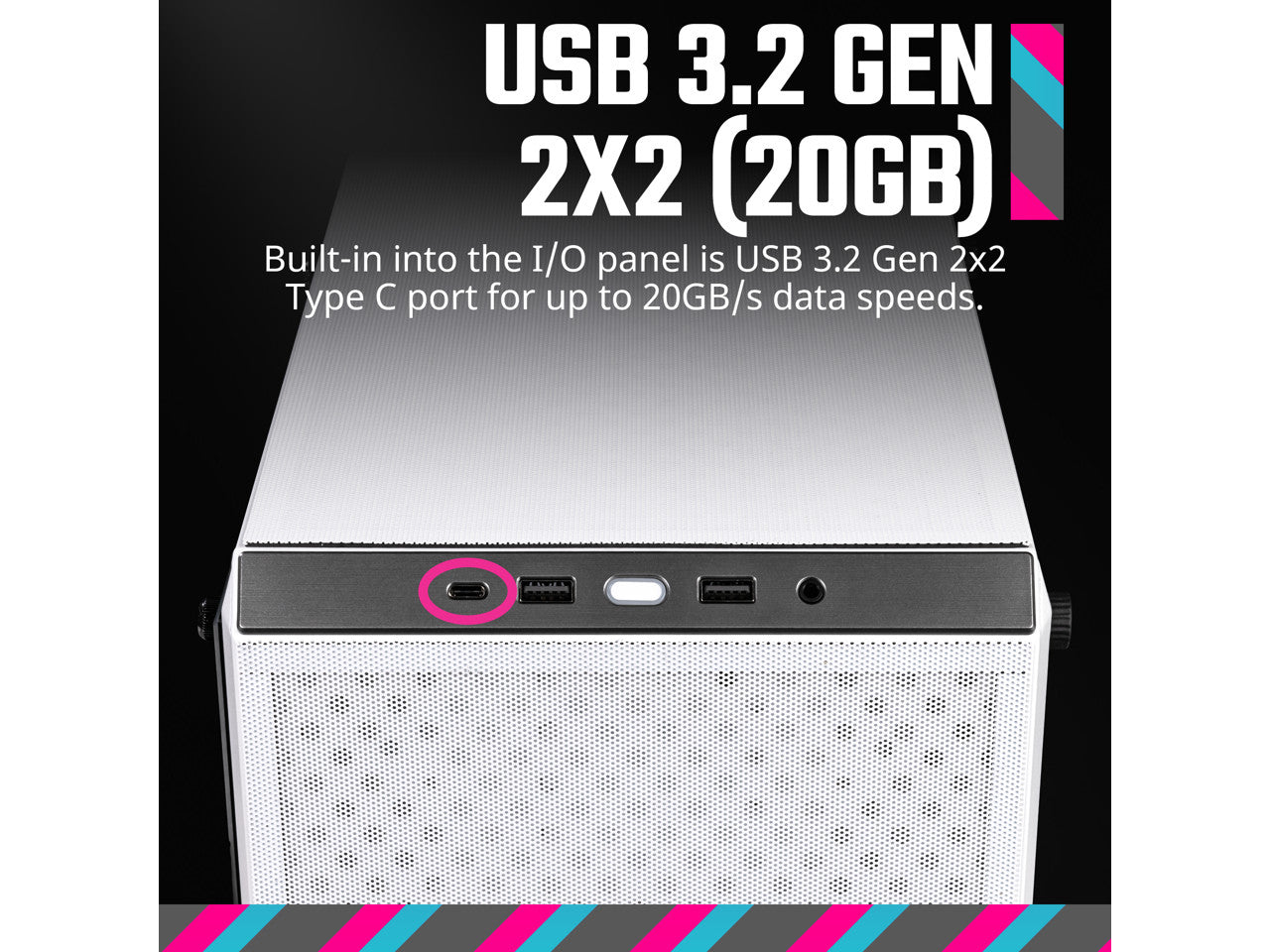 Cooler Master Q300L V2 White Micro-ATX Tower, Magnetic Patterned Dust Filter, US
