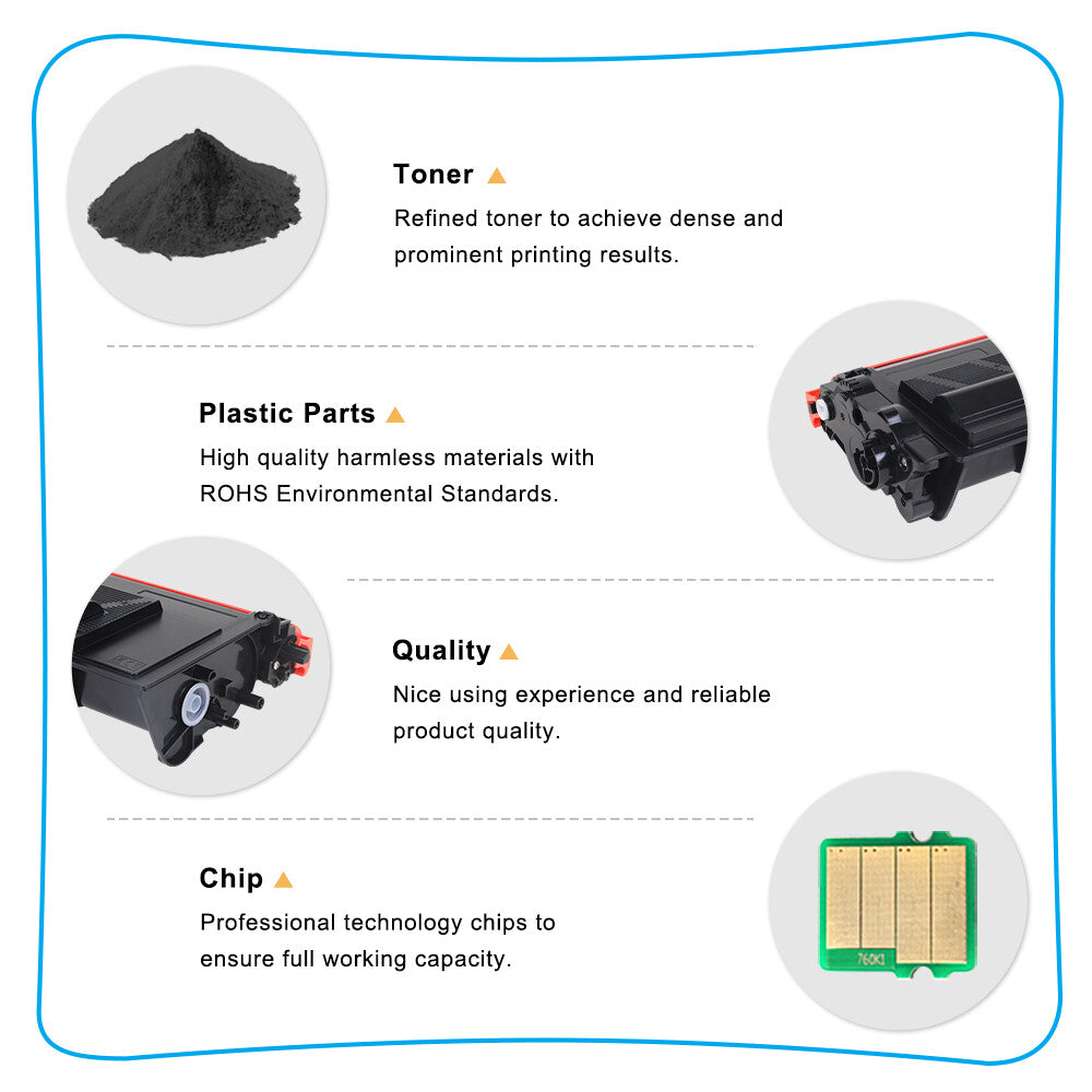 2 PACK TN920XL Toner for Brother TN-920 Toner DCP-L5510DN HL-L5210DN MFC-L5710DN