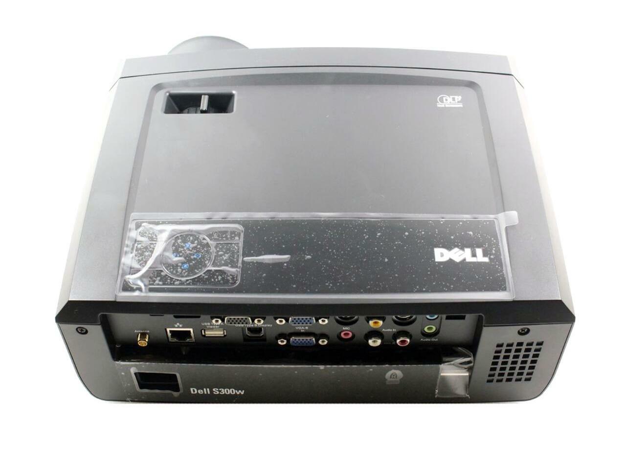 Dell S300w DLP Projector 2200 ANSI Short-Throw Gaming HDMI 1080p No lamp T4C55