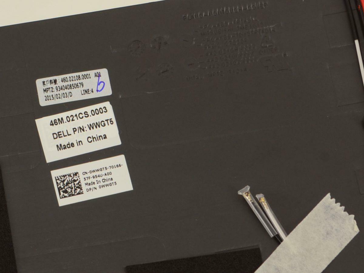 Dell OEM Latitude 11 (3150) 11.6" LCD Back Cover Lid Assembly - WWGT5 CN-WWGT5