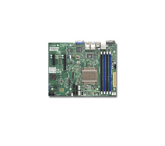 SuperMicro A1SRM-2758F uATX Motherboard -PCIe x8, PCIe x4, USB2 x7,Quad LAN