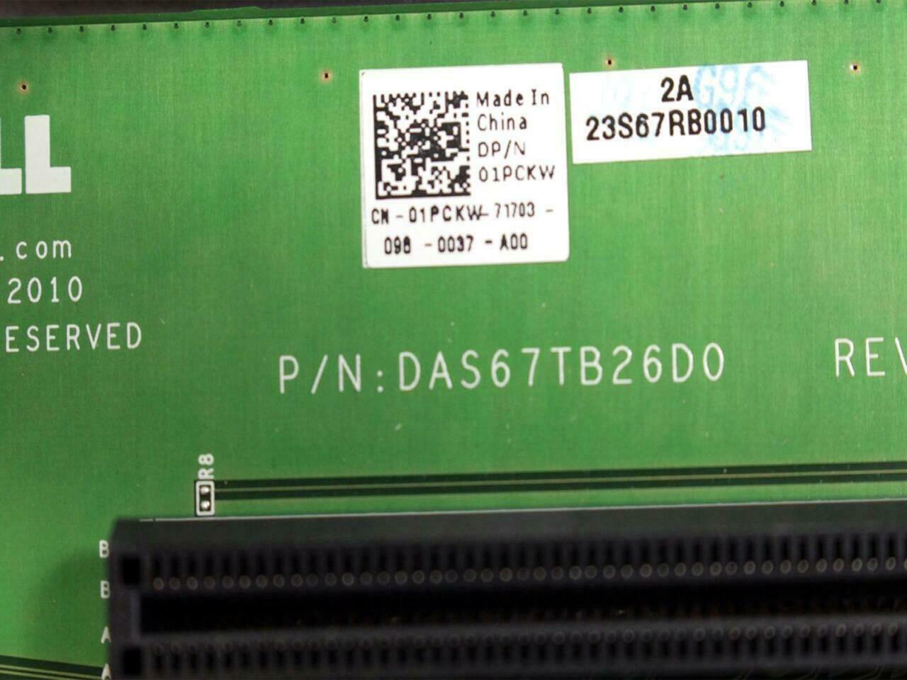 LOT x 10 Dell PowerEdge R720 1x PCI-Express X4 X16 Expansion Card 1PCKW 01PCKW1