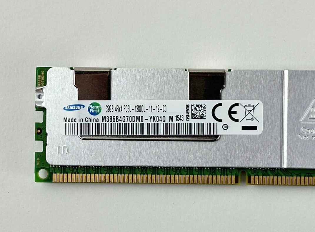 512GB Lot of 16x 32GB 4Rx4 PC3-12800L ECC LRDIMM RAM Memory Server Samsung PC3L (NOT FOR HOME PC)