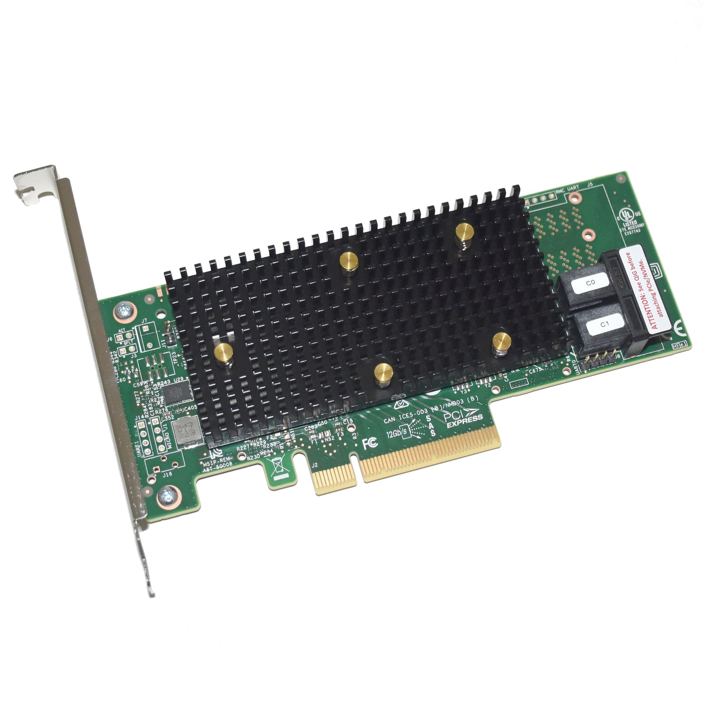 LSI Broadcom 9400-8i SAS 12Gbps 8-Ports PCIe Tri-Mode Storage Host Bus Adapter (NOT FOR HOME PC)