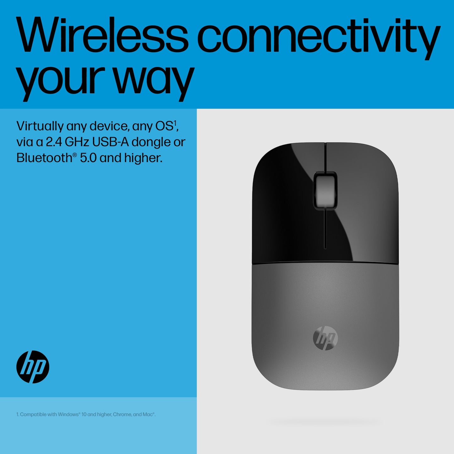 HP Z3700 Dual Silver Mouse