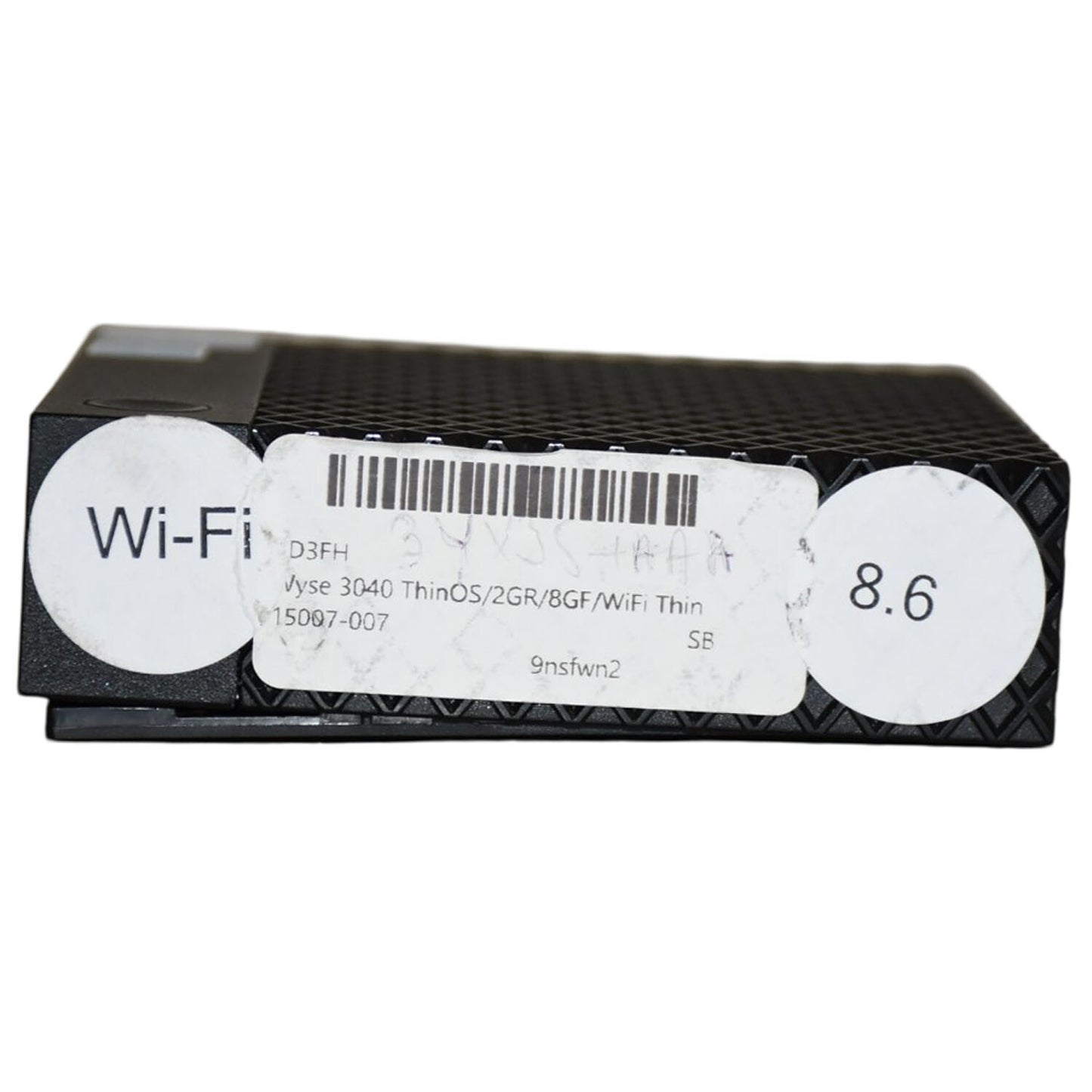 Dell Wyse 3040 ThinOS 8.6 2GB RAM 8GB SSD Intel Atom X5-Z8350 1.44GHz 3YX35