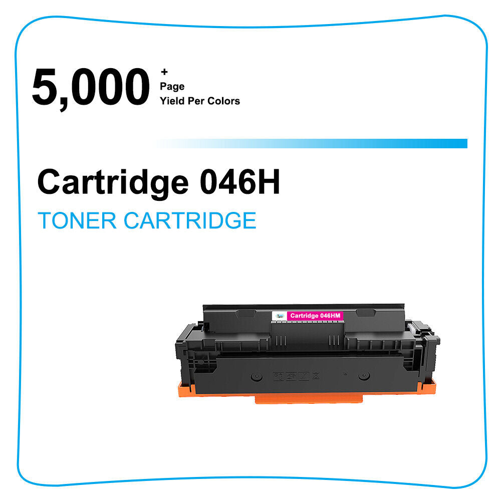 2 Toner for Magenta Canon 046H 046 imageCLASS MF731cdw MF732cdw MF733cdw MF734cd
