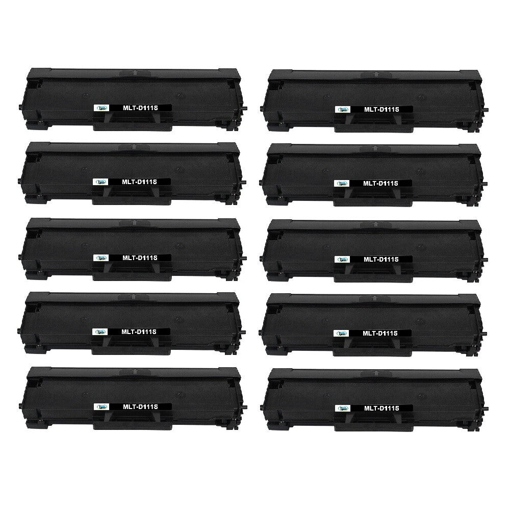 10PK MLT-D111S Toner Fit for Samsung Xpress M2070FW M2070W M2020W Printer & Chip