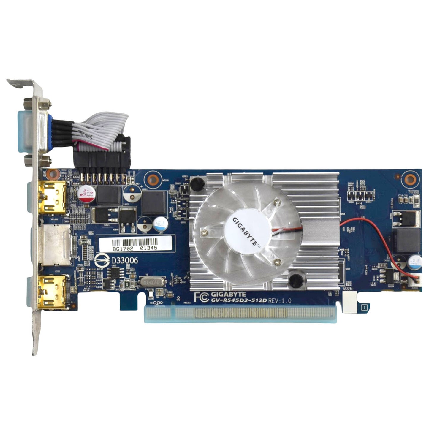 Gigabyte ATI Radeon HD 5450 512MB DDR3 PCI-E HDMI DVI VGA Graphics Card