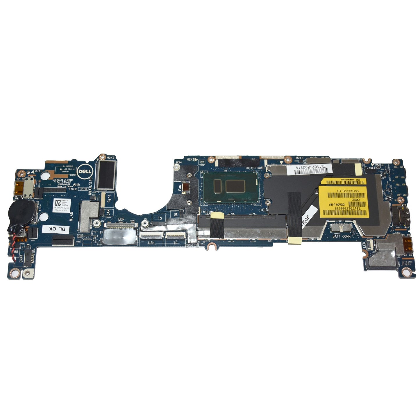 Dell Latitude 7390 2-in-1 Motherboard i7-8650U Quad-Core 16GB RAM LA-F292P 2PK0W